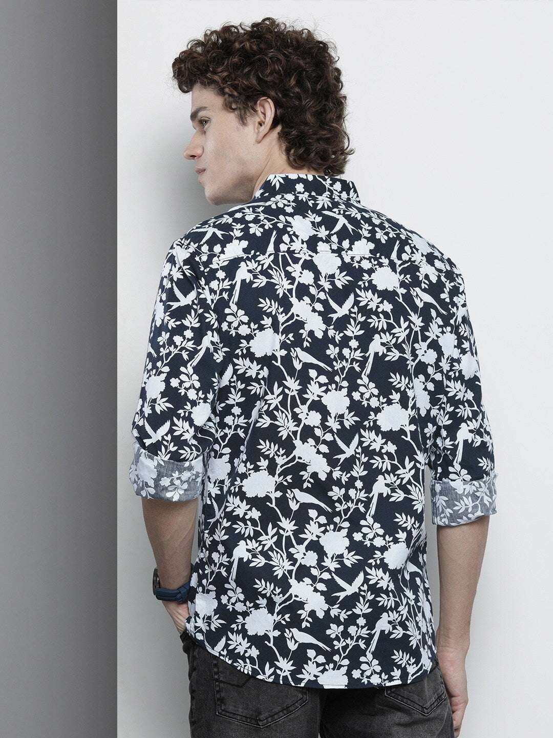 Shop Men Abstract Printed Shirt Online.