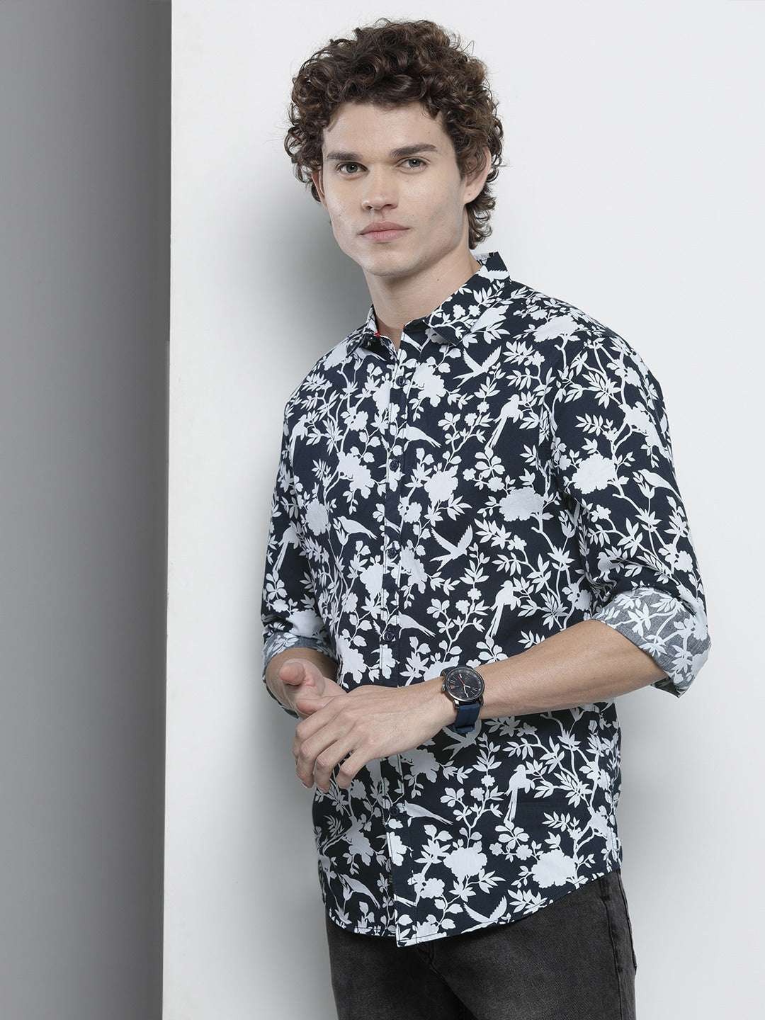 Shop Men Abstract Printed Shirt Online.