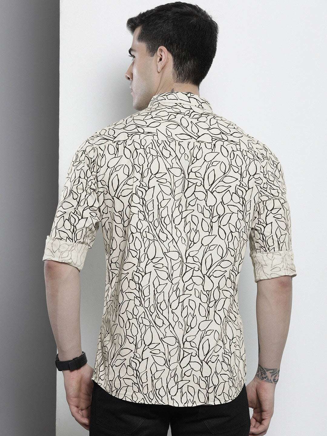 Shop Men Abstract Printed Shirt Online.