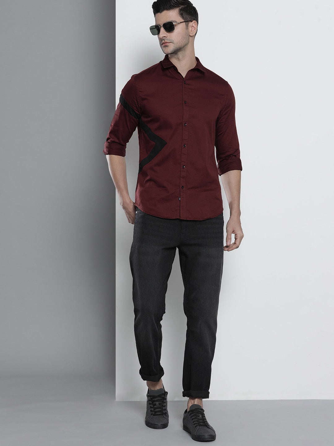 Shop Men Solid Shirt Online.