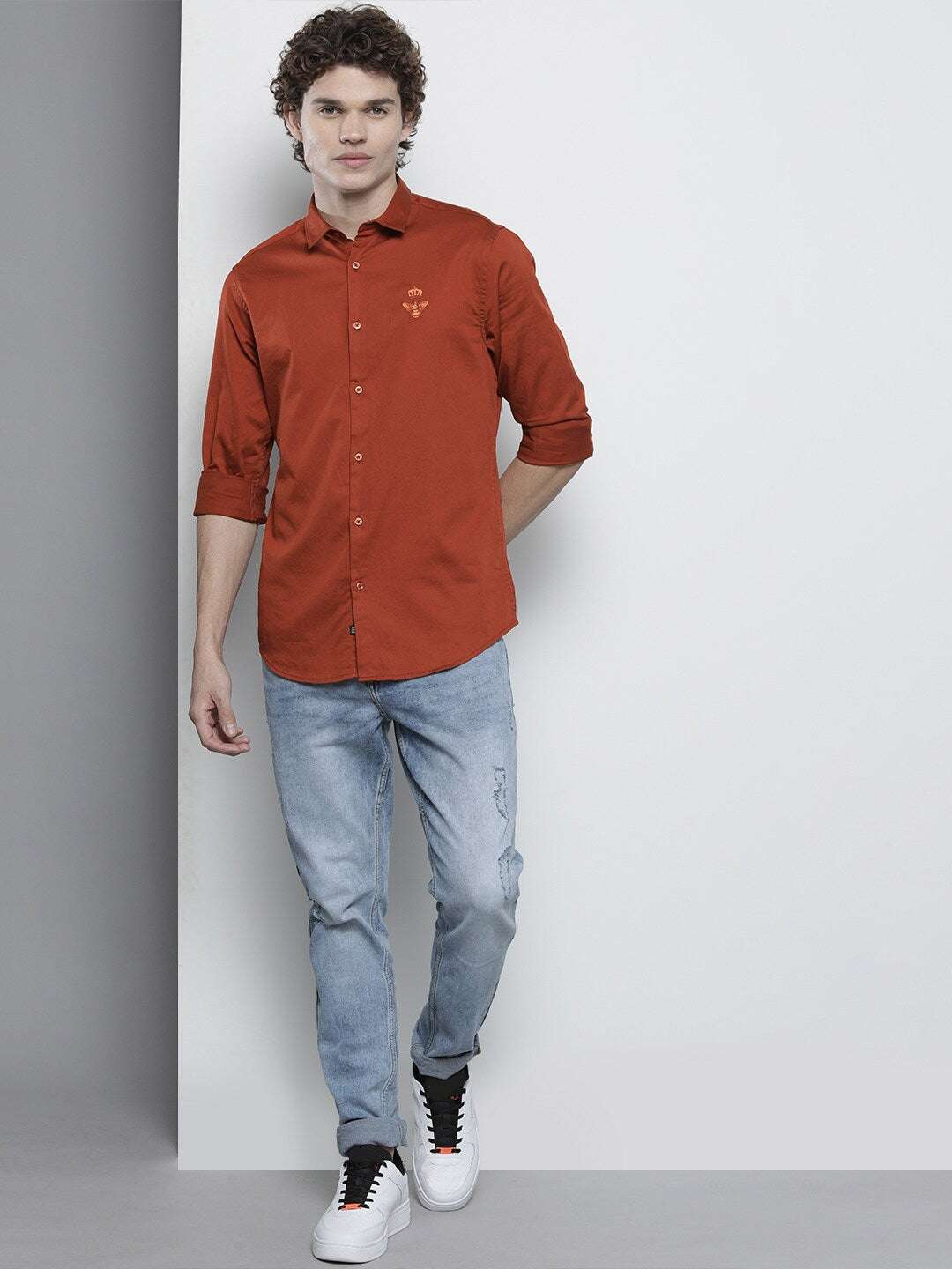 Shop Men Solid Shirt Online.