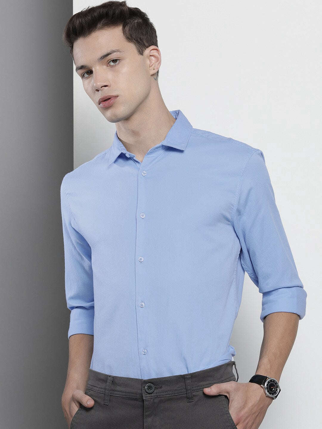 Shop Men Solid Shirt Online.