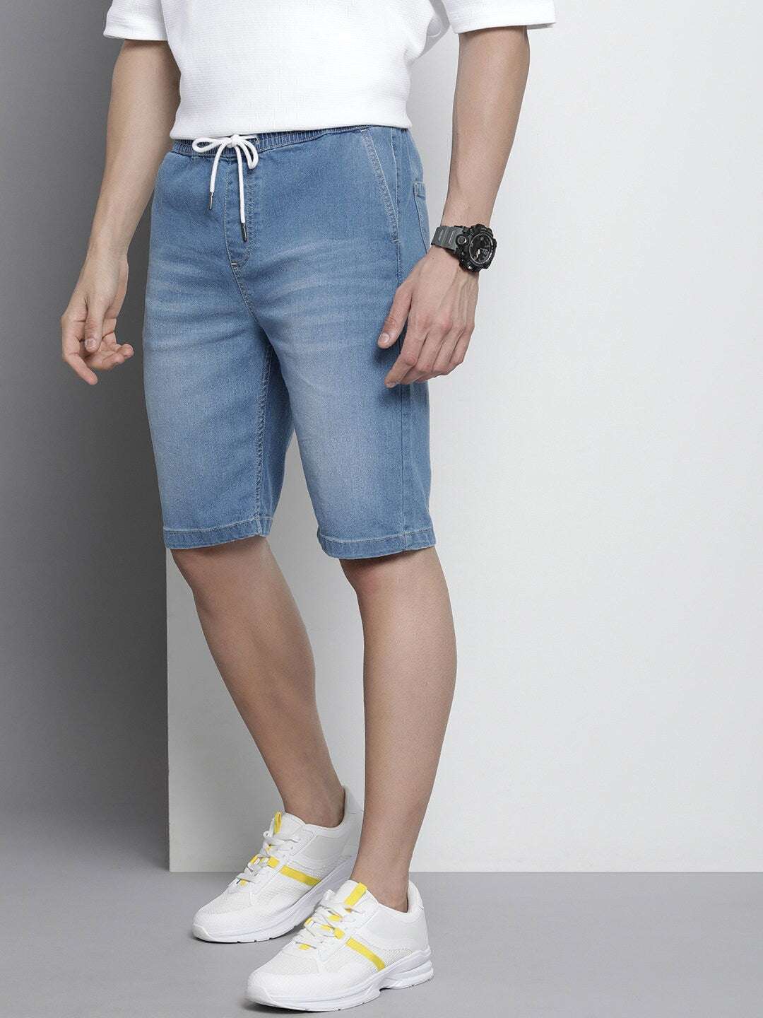 Shop Men Denim Shorts Online.