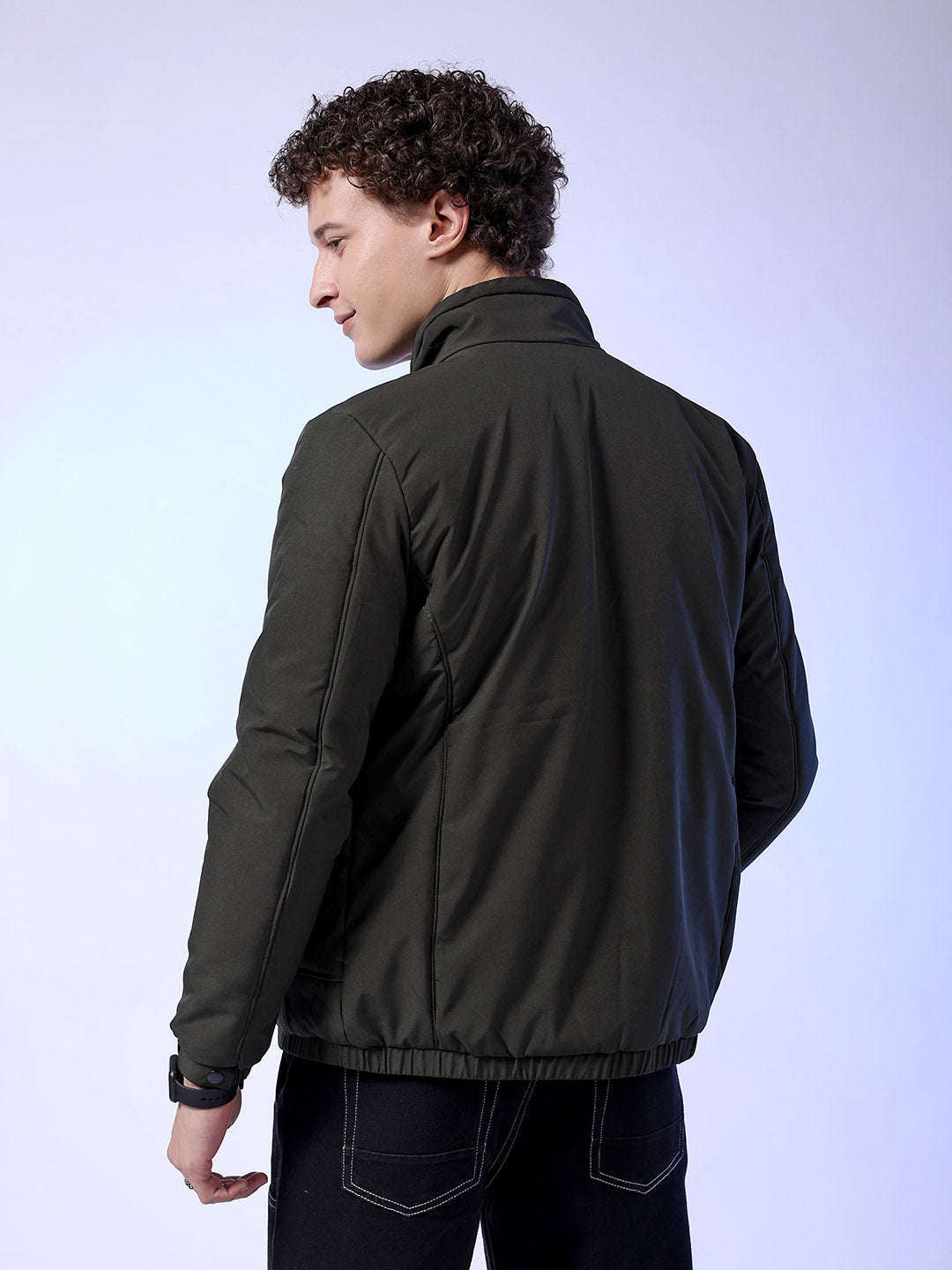 Shop Men Solid Jacket Online.