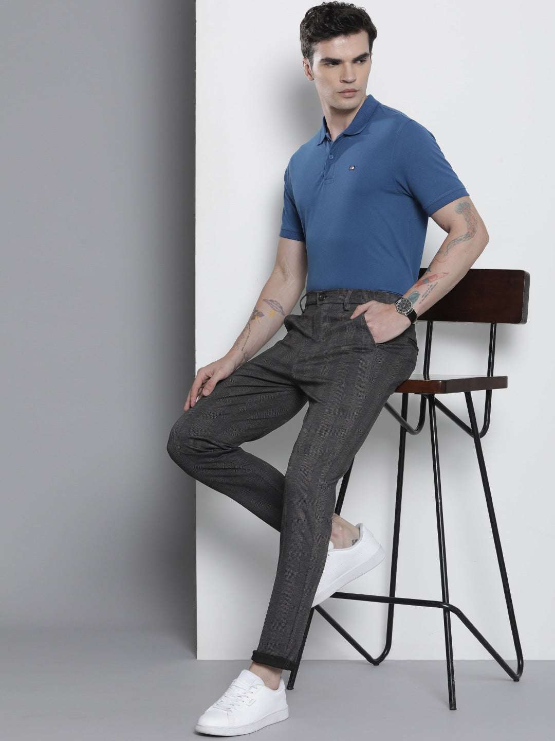 Shop Men Knitted Formal Trouser Online.