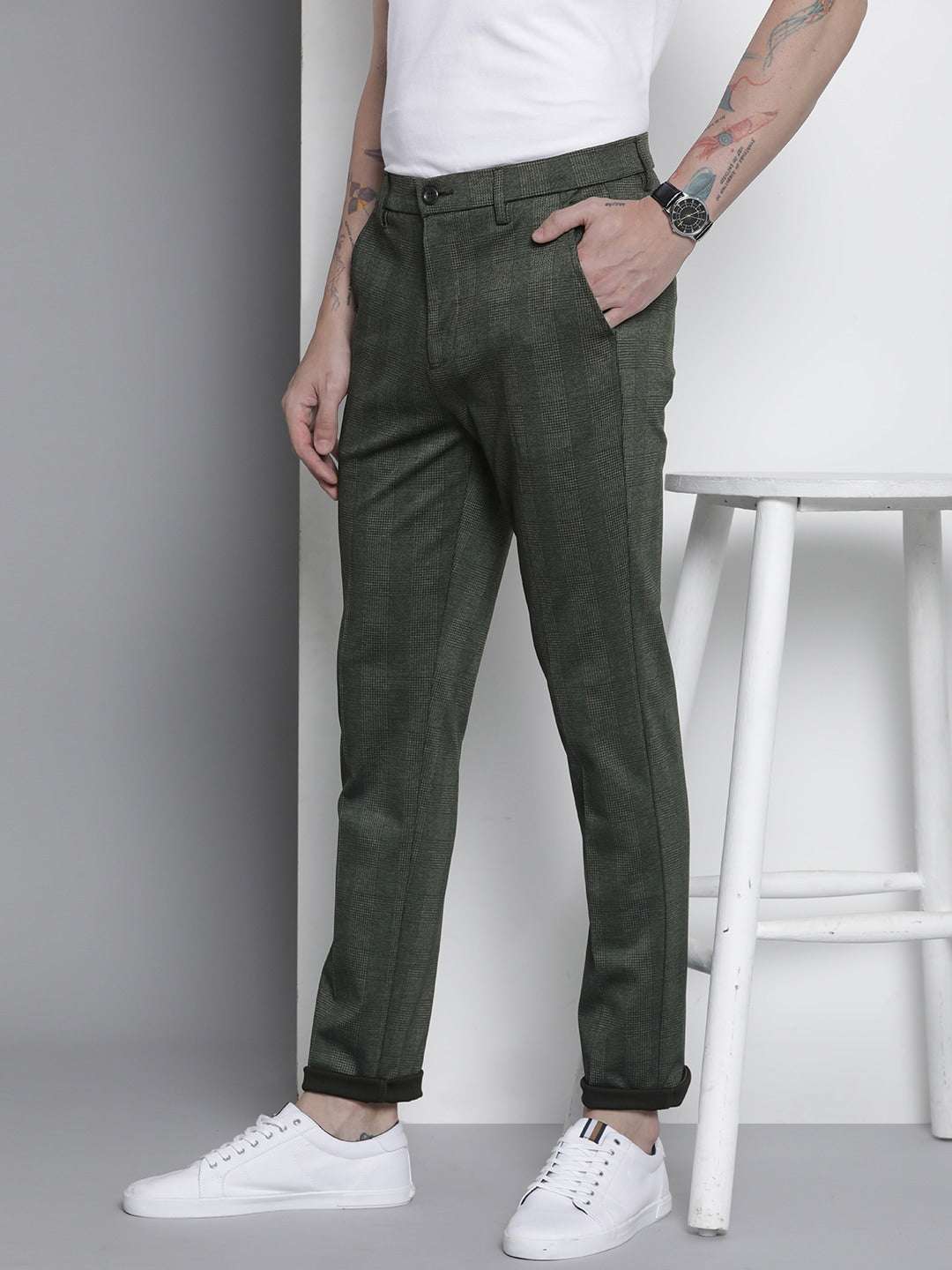 Shop Men Knitted Formal Trouser Online.