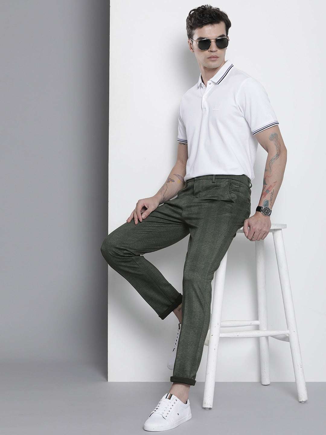 Shop Men Knitted Formal Trouser Online.