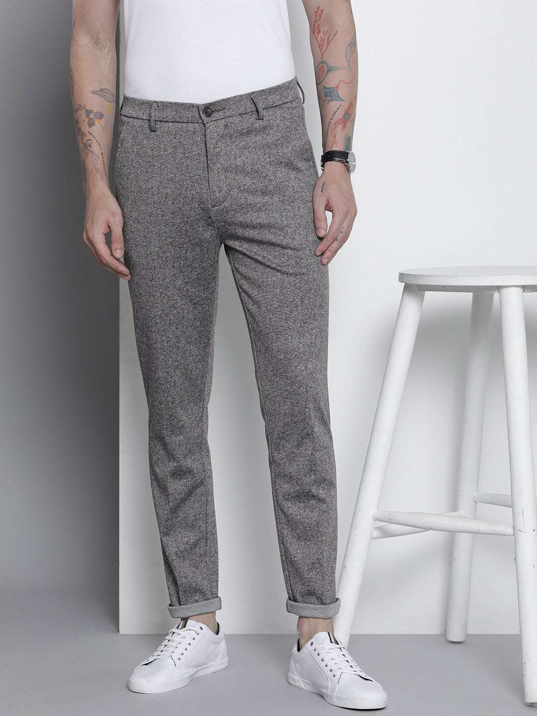 Shop Men Knitted Formal Trouser Online.