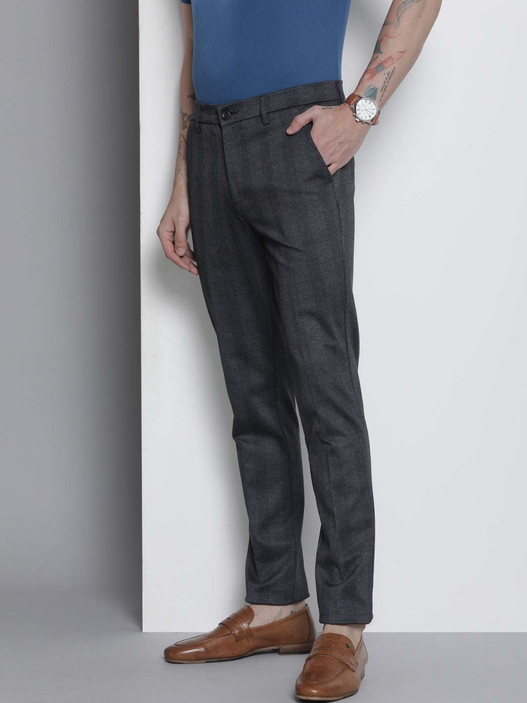 Shop Men Knitted Formal Trouser Online.