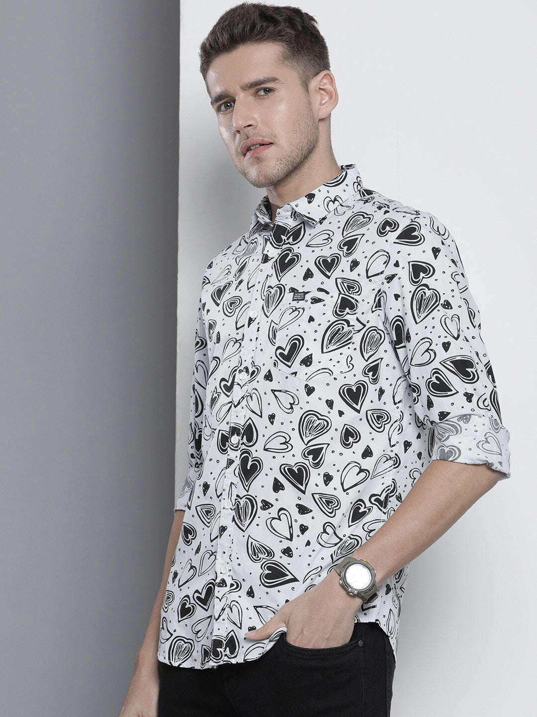 Shop Men Printed Shirt Online.