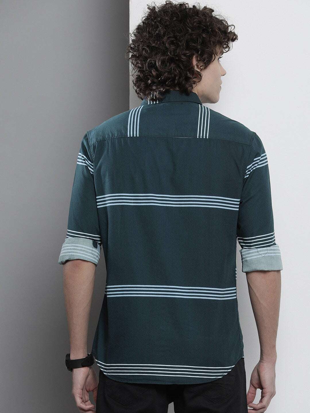 Shop Men Striped Shirt Online.