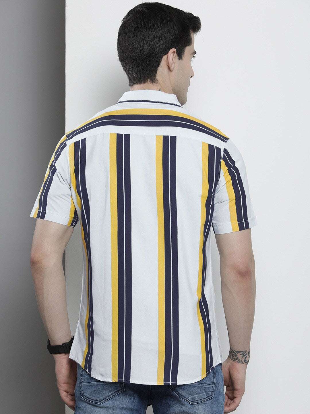 Shop Men Striped Shirt Online.