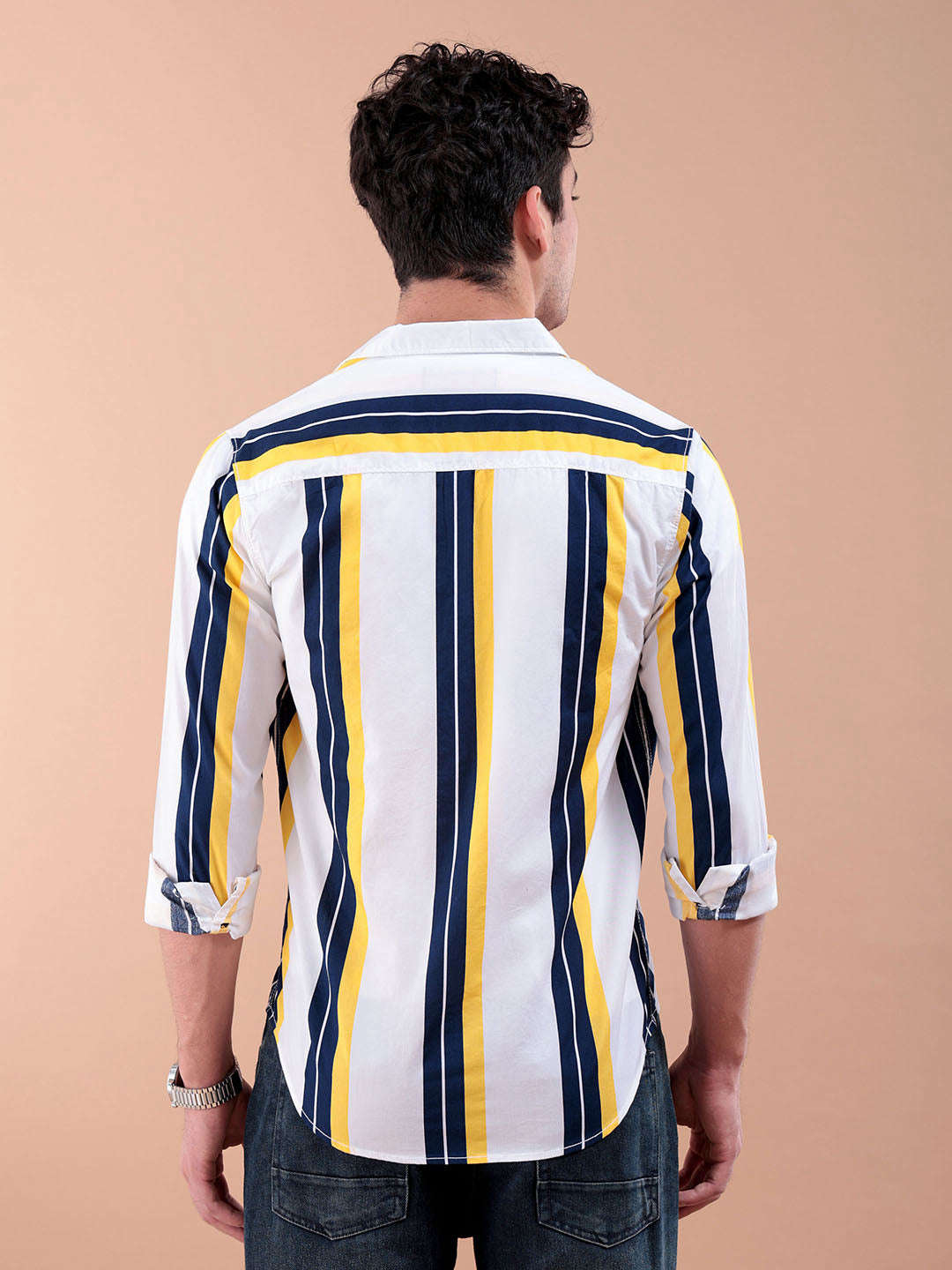 Shop Men Striped Shirt Online.