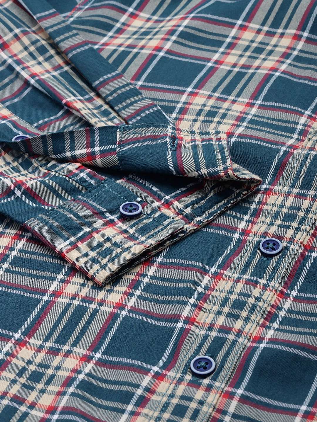 Shop Men Checked Shirt Online.