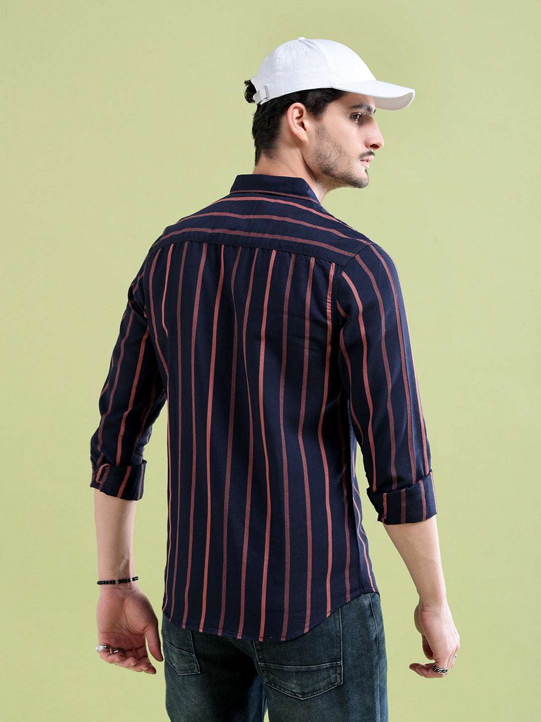 Shop Men Striped Shirt Online.