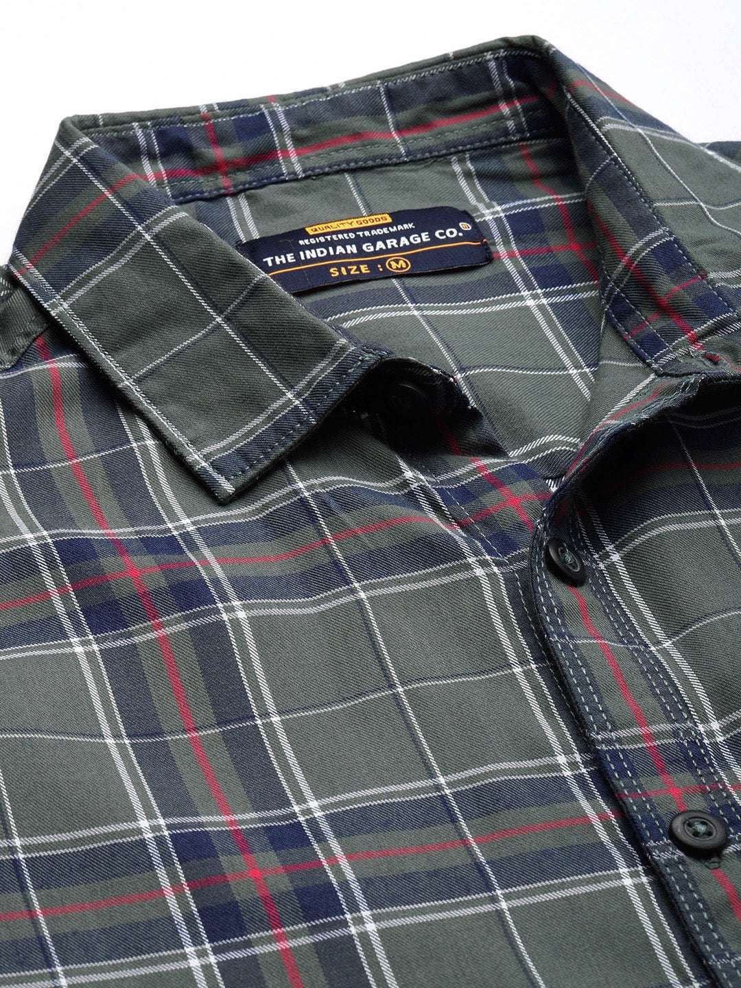 Shop Men Checked Shirt Online.