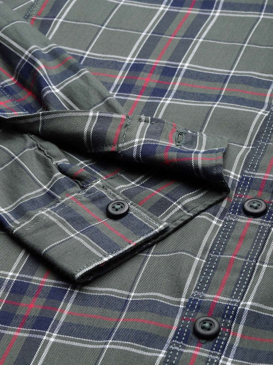 Shop Men Checked Shirt Online.