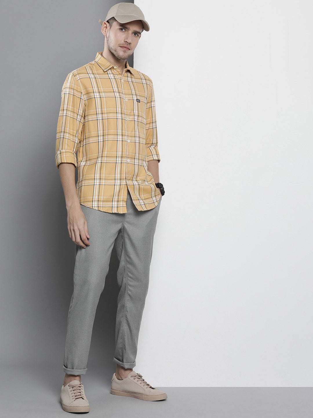 Shop Men Checked Shirt Online.