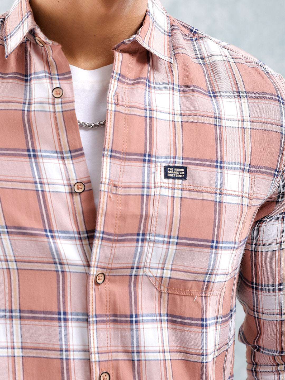 Shop Men Checked Shirt Online.