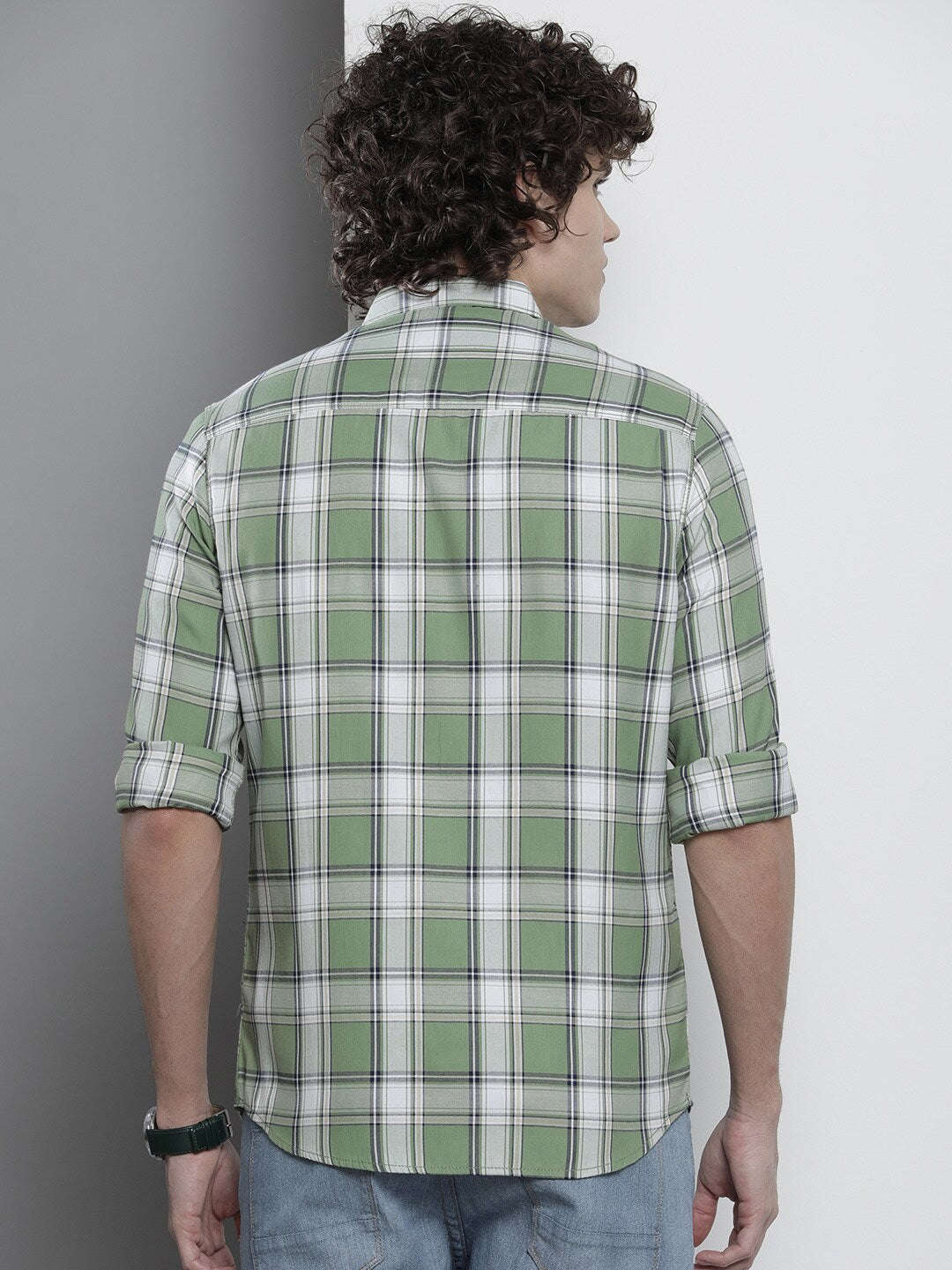 Shop Men Checked Shirt Online.