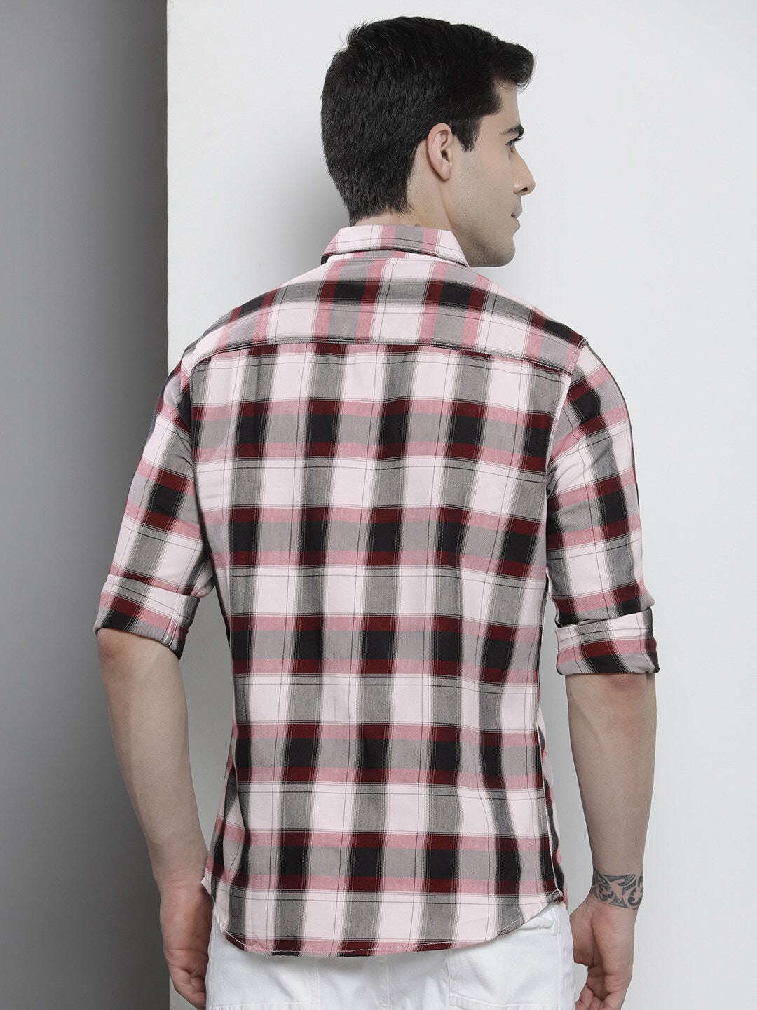 Shop Men Checkered Shirt Online.