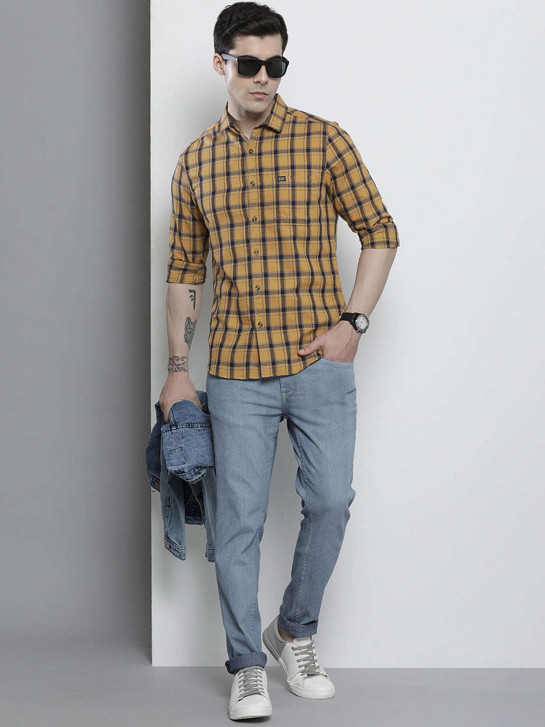 Shop Men Check Shirt Online.