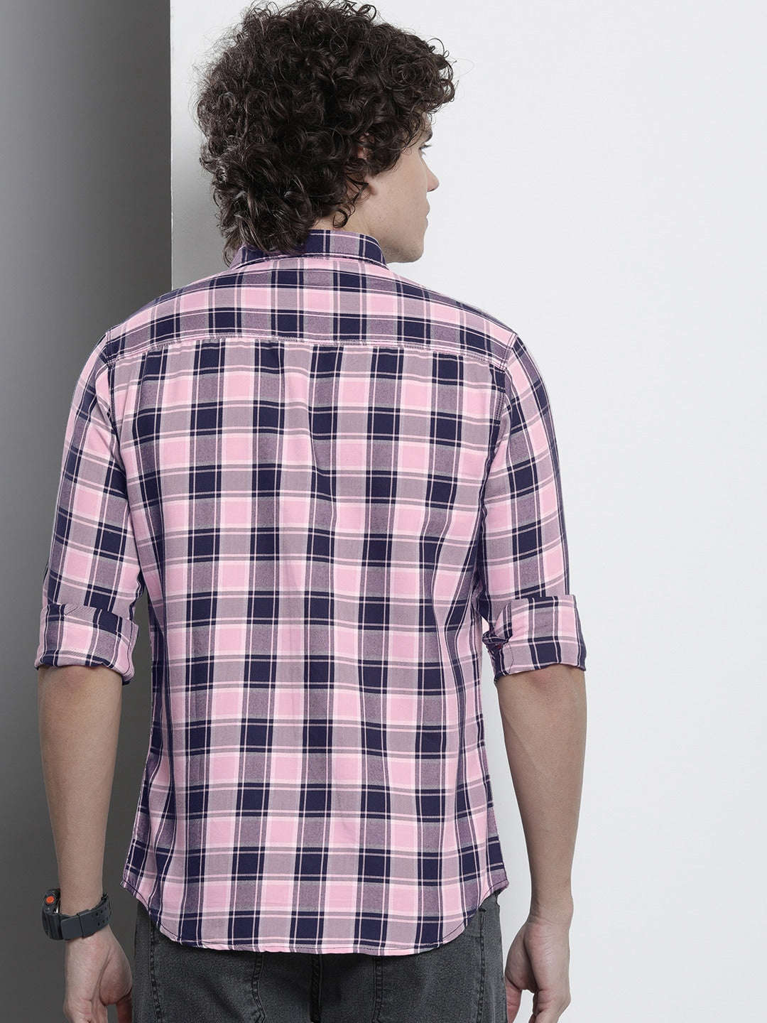 Shop Men Checked Shirt Online.