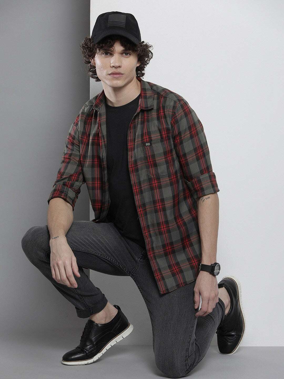 Shop Men Check Shirt Online.