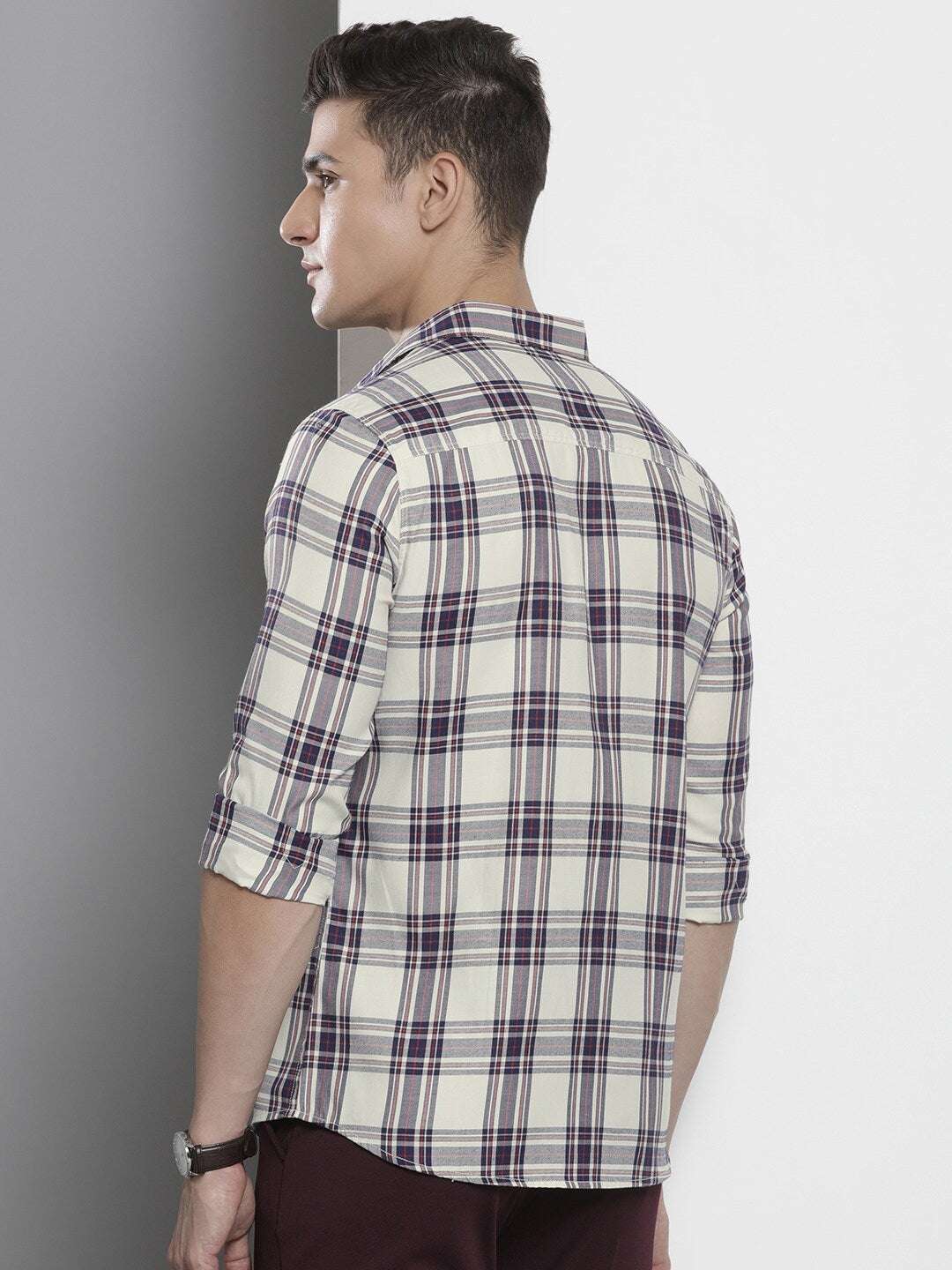 Shop Men Checkered Shirt Online.