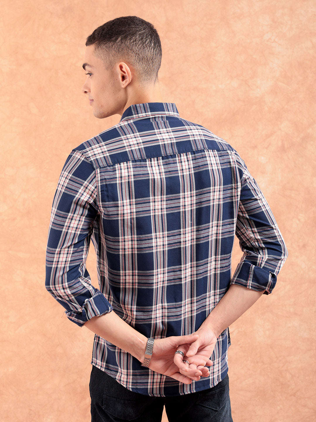 Shop Men Checkered Shirt Online.