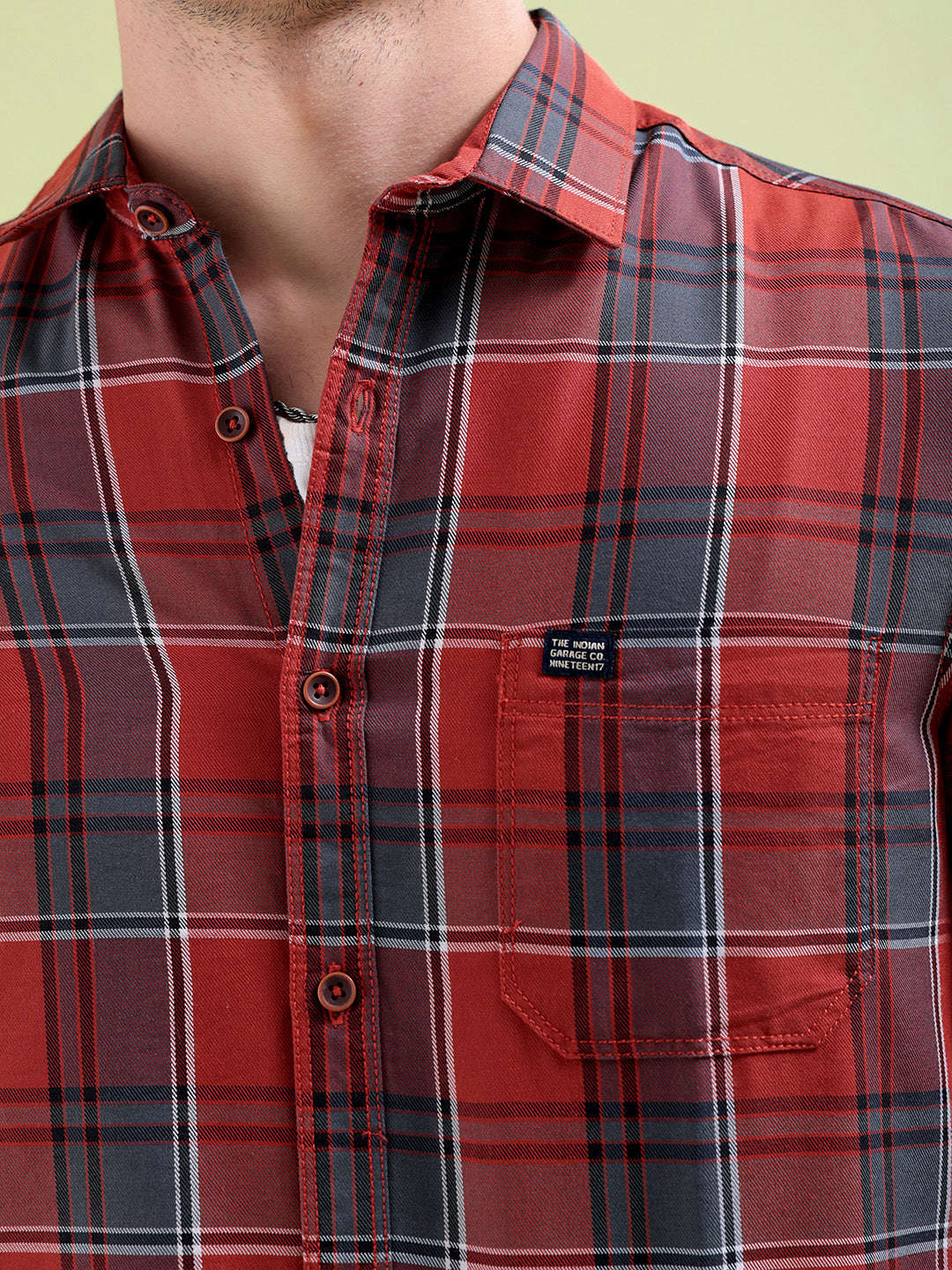 Shop Men Checked Shirt Online.