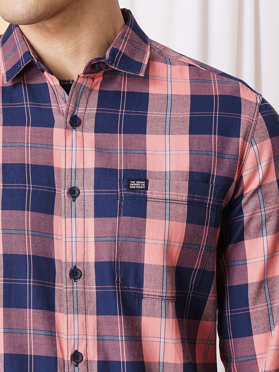 Shop Men Checked Shirt Online.