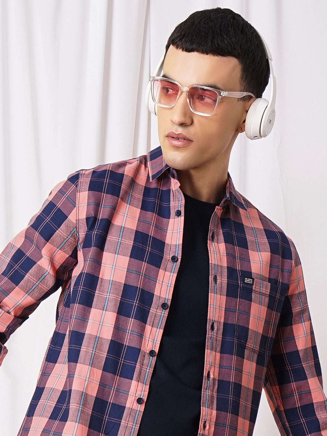 Shop Men Checked Shirt Online.