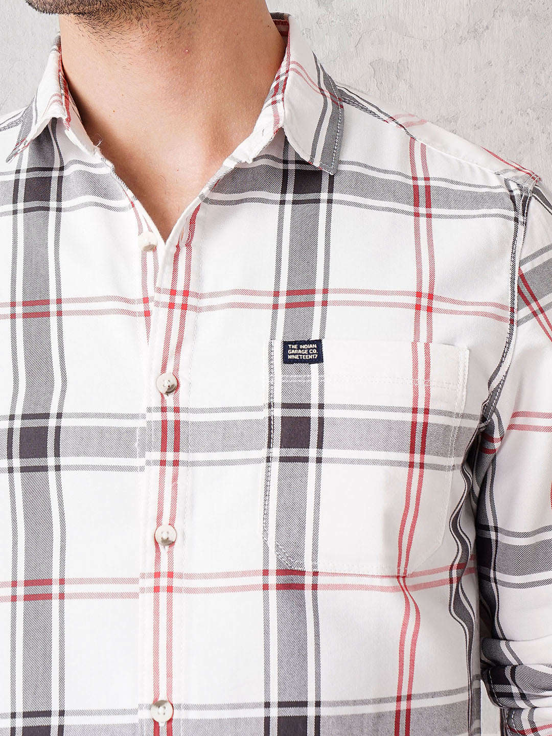 Shop Men Checked Shirt Online.