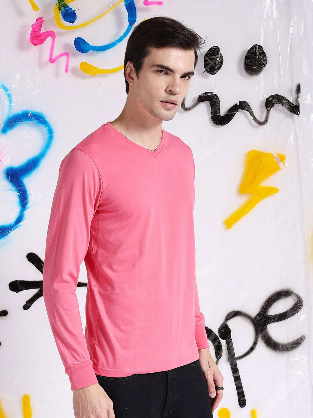 Shop Men Basic T-Shirt Online.