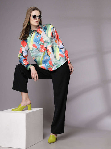 Shop Women Printed Shirt Online.