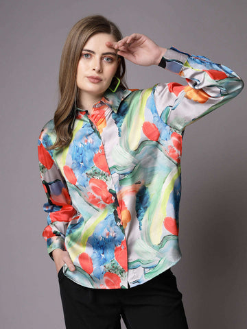 Shop Women Printed Shirt Online.