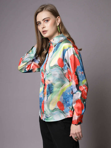 Shop Women Printed Shirt Online.