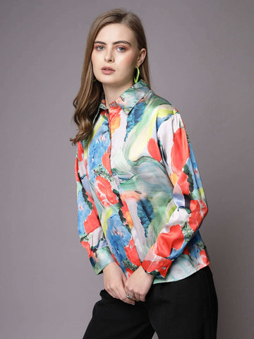 Shop Women Printed Shirt Online.