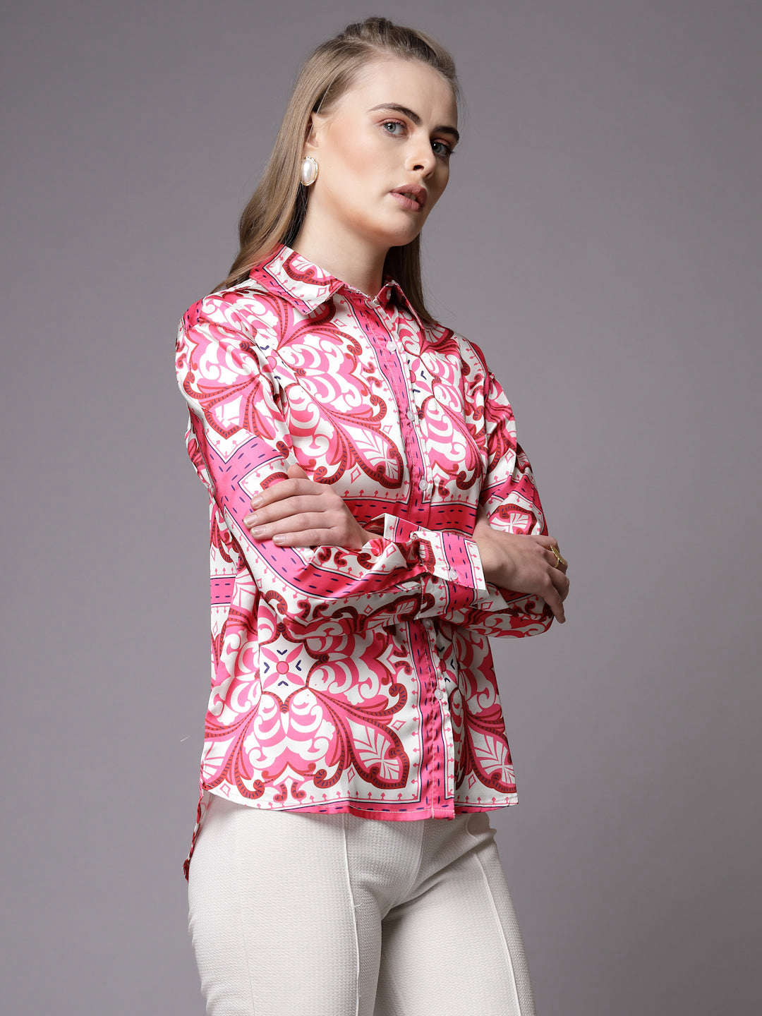 Shop Women Printed Shirt Online.