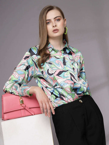 Shop Women Printed Shirt Online.