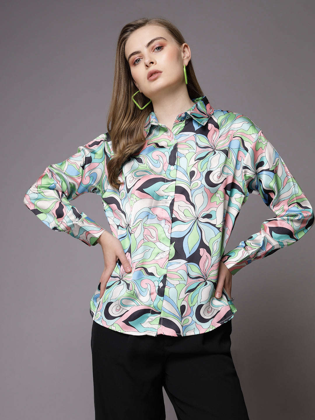Shop Women Printed Shirt Online.