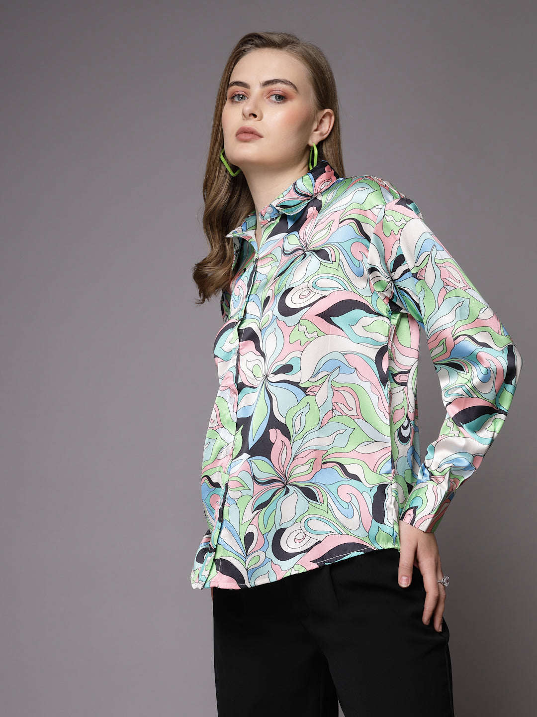 Shop Women Printed Shirt Online.