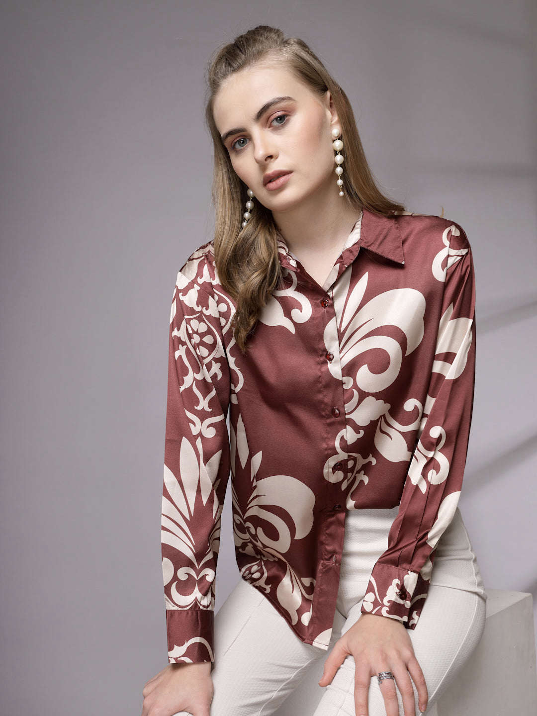 Shop Women Printed Shirt Online.