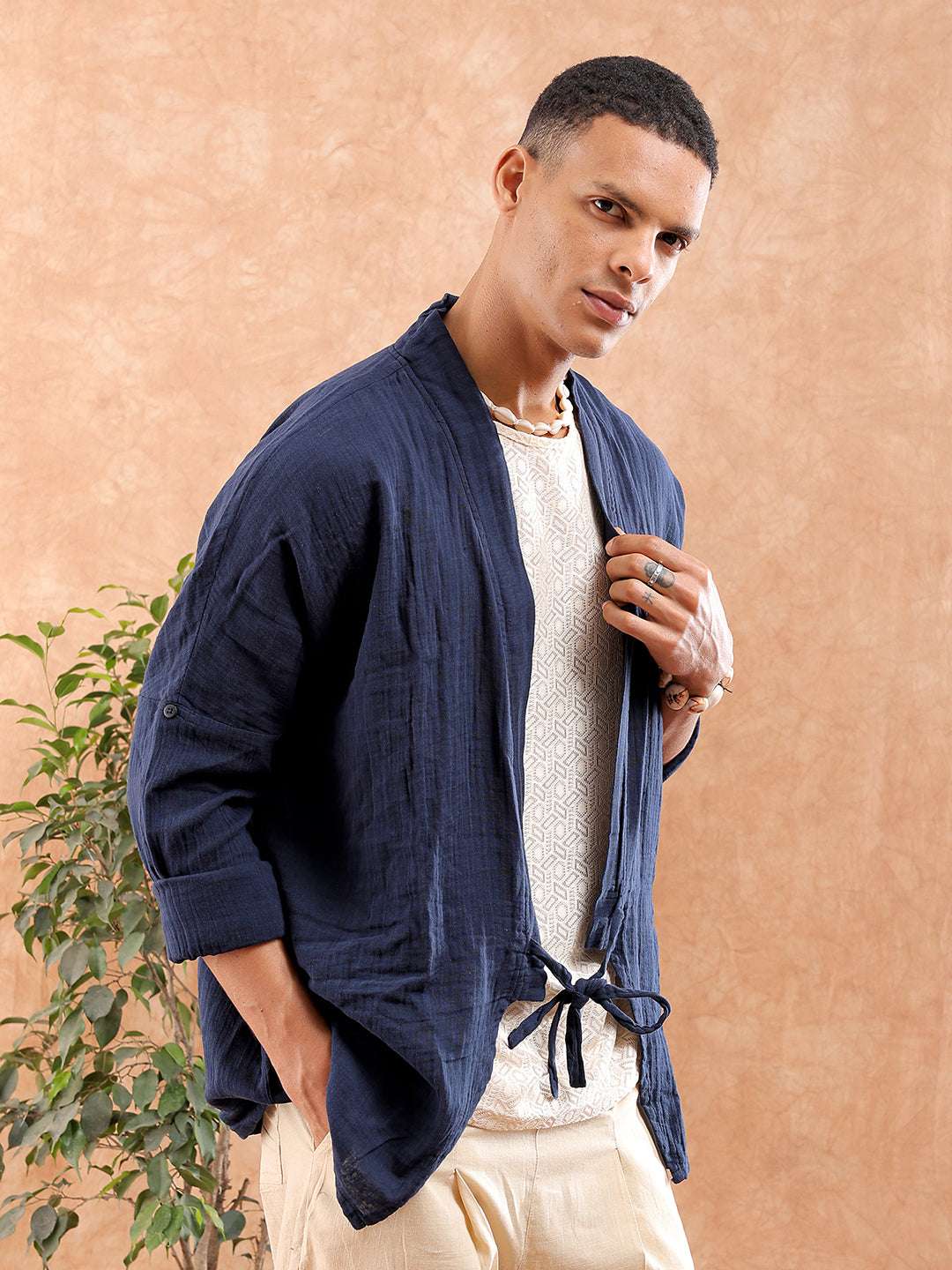 Shop Men Solid Shrug Online.