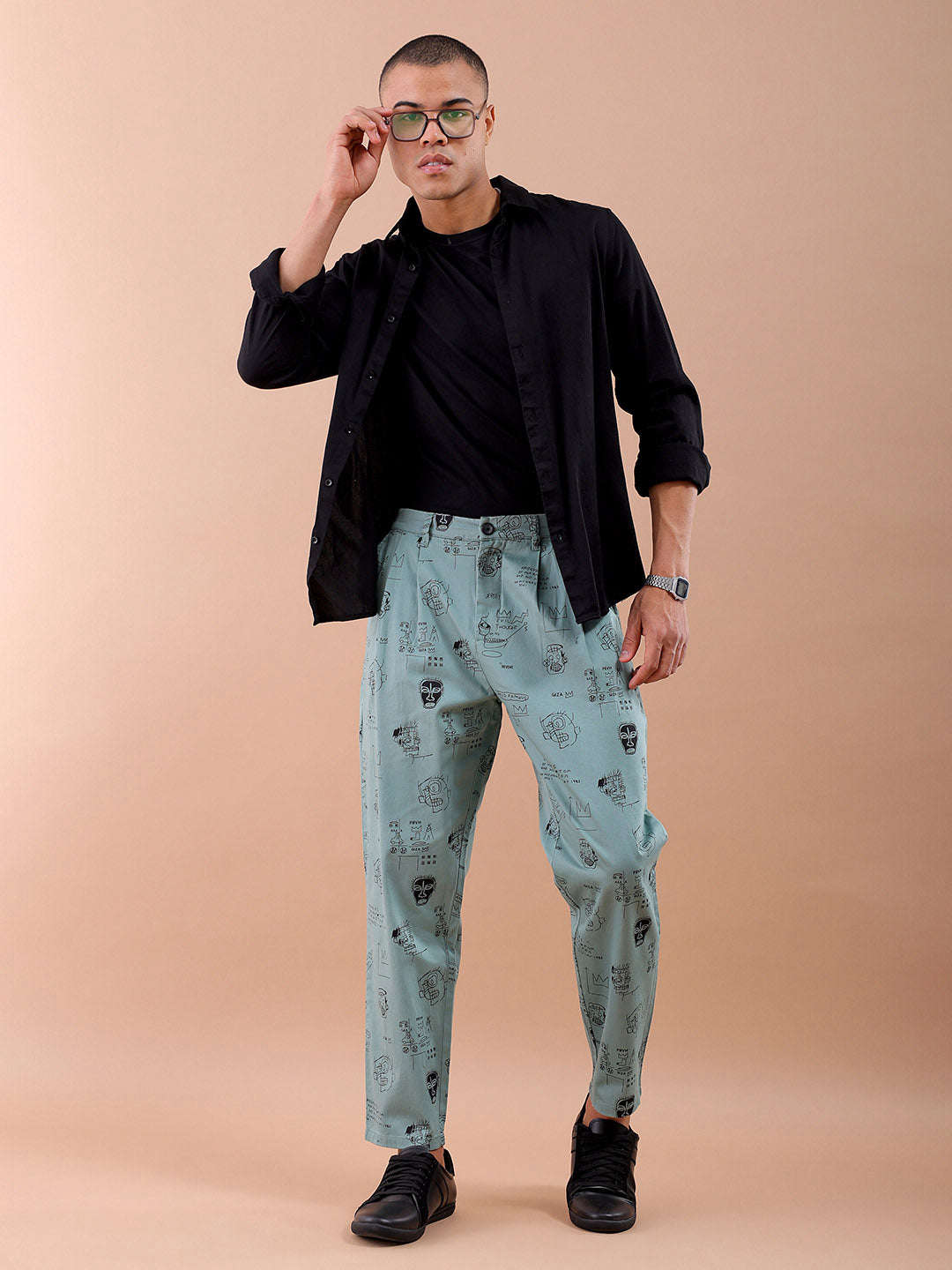 Shop Men Printed Trouser Online.