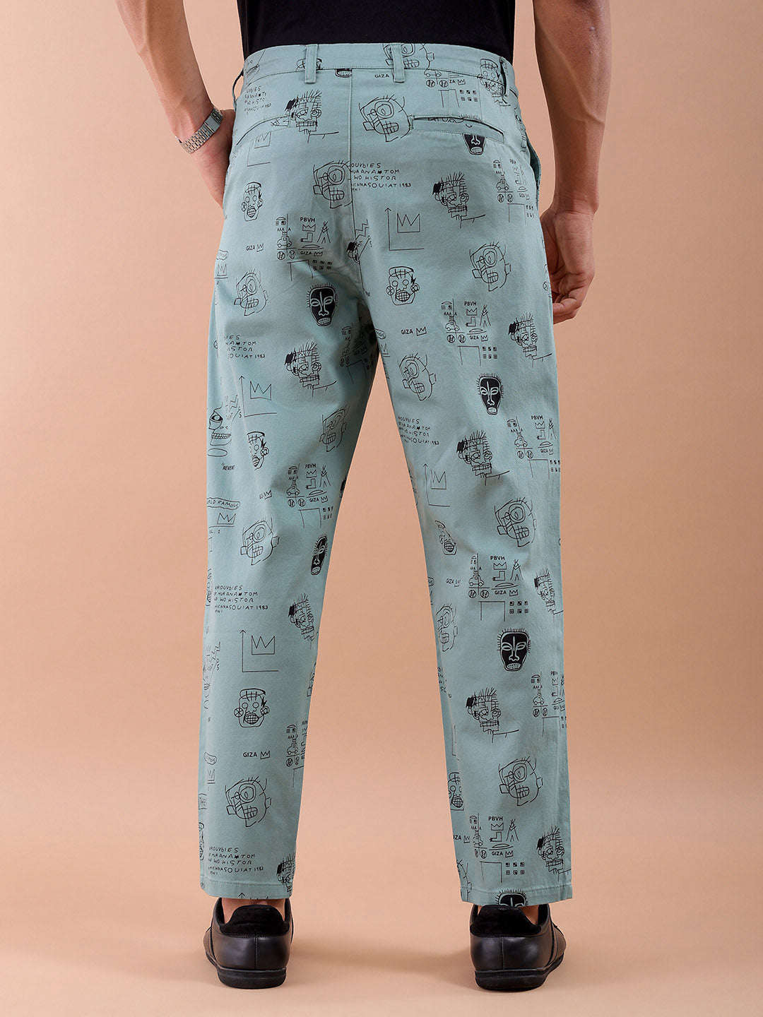 Shop Men Printed Trouser Online.