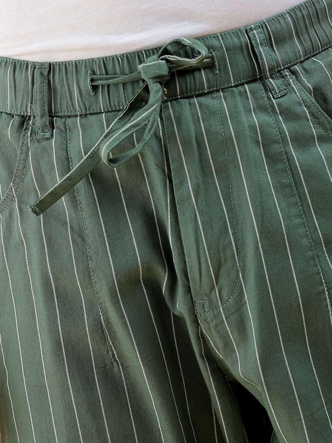 Shop Men Striped Trouser Online.