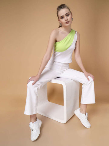 Shop Women Colourblocked Top Online.