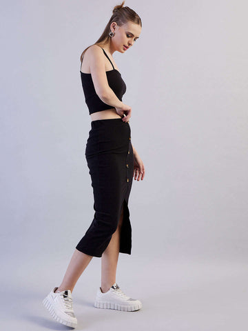 Shop Women Solid Co-Ords Set Online.
